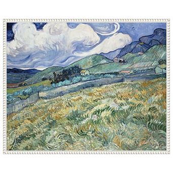 Van Gogh Landscapes with Clouds II by Vincent van Gogh Framed Canvas Wall Art Print