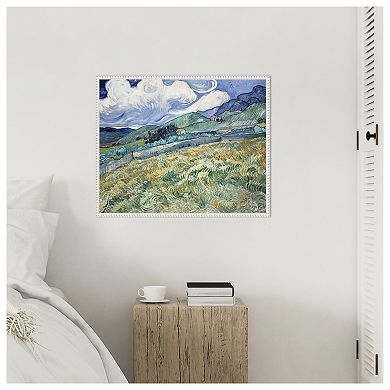 Van Gogh Landscapes with Clouds II by Vincent van Gogh Framed Canvas Wall Art Print
