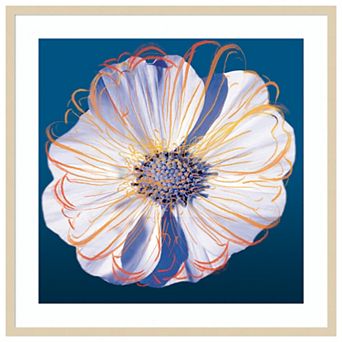 Flower Pop Pastel II by Marie Elaine Cusson Wood Framed Wall Art Print