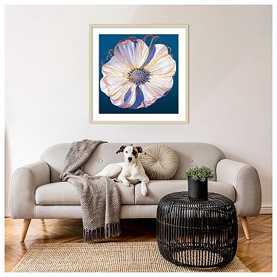 Flower Pop Pastel II by Marie Elaine Cusson Wood Framed Wall Art Print