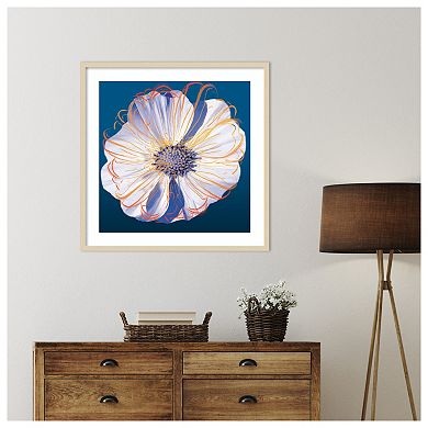 Flower Pop Pastel II by Marie Elaine Cusson Wood Framed Wall Art Print