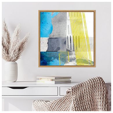 Origin Yellow I by Sisa Jasper Framed Canvas Wall Art Print