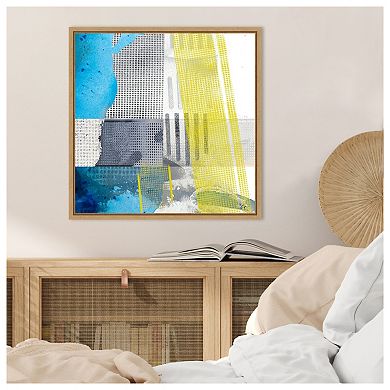 Origin Yellow I by Sisa Jasper Framed Canvas Wall Art Print