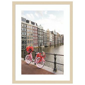 Amsterdam by Henrike Schenk Wood Framed Wall Art Print