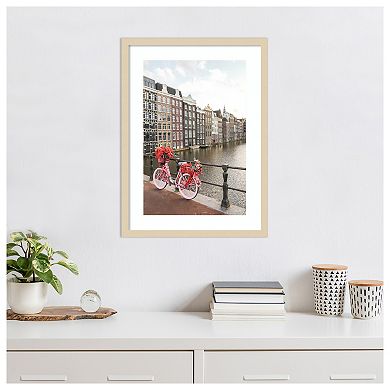 Amsterdam by Henrike Schenk Wood Framed Wall Art Print