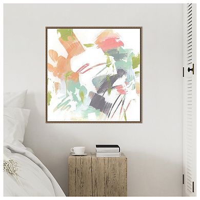 Capricho II by June Erica Vess Framed Canvas Wall Art Print