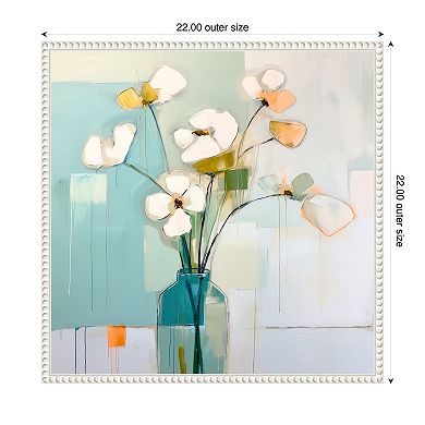 Flowers on the Window V by Irena Orlov Framed Canvas Wall Art Print