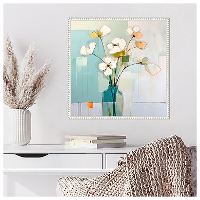 Flowers on the Window V by Irena Orlov Framed Canvas Wall Art Print