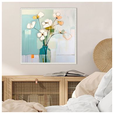 Flowers on the Window V by Irena Orlov Framed Canvas Wall Art Print