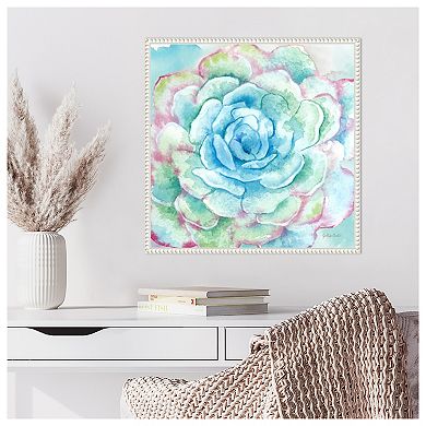 Sweet Succulents I by Cynthia Coulter Framed Canvas Wall Art Print