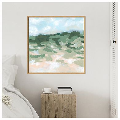 Blockbrush Valley II by June Erica Vess Framed Canvas Wall Art Print