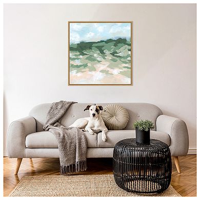 Blockbrush Valley II by June Erica Vess Framed Canvas Wall Art Print
