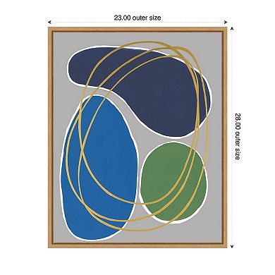 Modern Sense II by Regina Moore Framed Canvas Wall Art Print