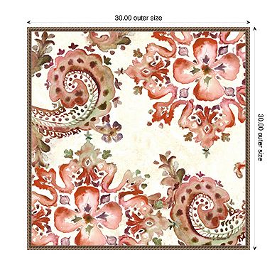 Artisan Medallion Pattern II by Tre Sorelle Studios Framed Canvas Wall Art Print