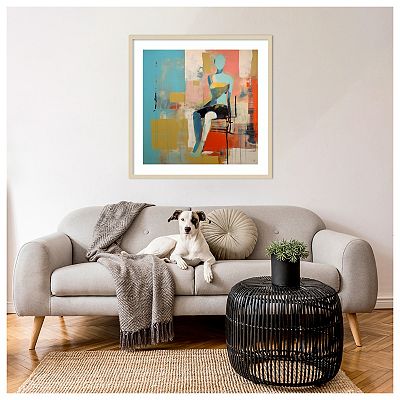 Conceptual Abstract Figurative by Irena Orlov Wood Framed Wall Art