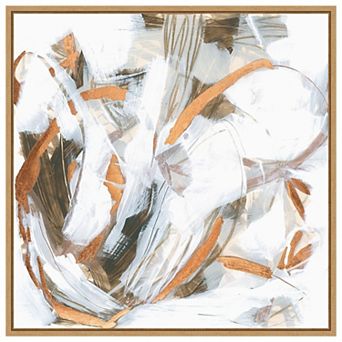 Copper Storm IV by June Erica Vess Framed Canvas Wall Art Print