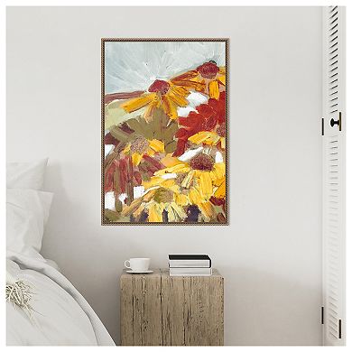 Checking in I by Rea Kelly Framed Canvas Wall Art Print