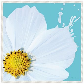 Flower Pop V by Marie Elaine Cusson Framed Canvas Wall Art Print