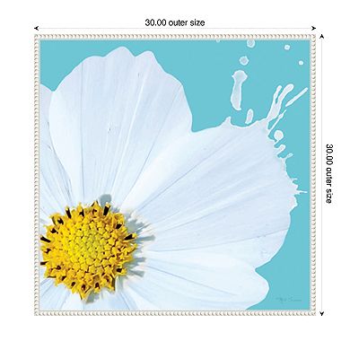Flower Pop V by Marie Elaine Cusson Framed Canvas Wall Art Print