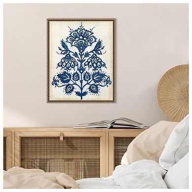 Eastern Indigo I by Megan Meagher Framed Canvas Wall Art Print