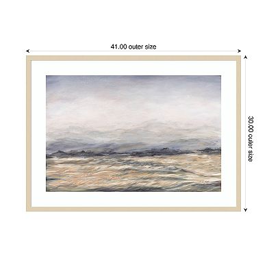 Windswept by Courtney Prahl Wood Framed Wall Art Print