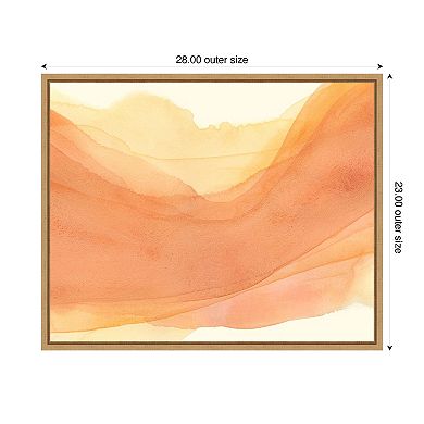 Sunset Layers I by Grace Popp Framed Canvas Wall Art Print