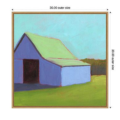 Homestead Barn I by Carol Young Framed Canvas Wall Art Print