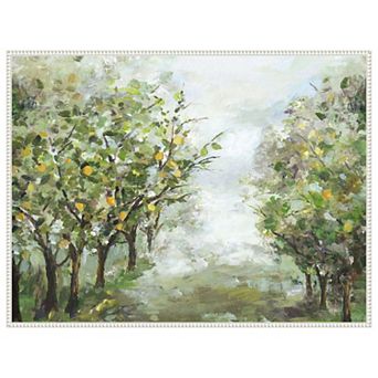Orange Orchard by Allison Pearce Framed Canvas Wall Art Print