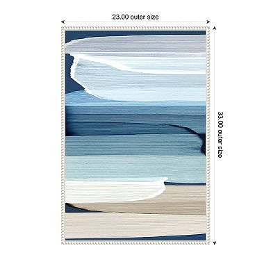 Whispers of the Beach I by Emma Peal Framed Canvas Wall Art Print