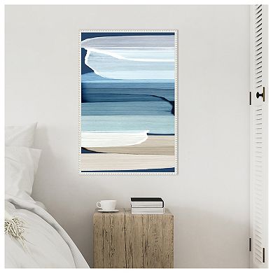 Whispers of the Beach I by Emma Peal Framed Canvas Wall Art Print