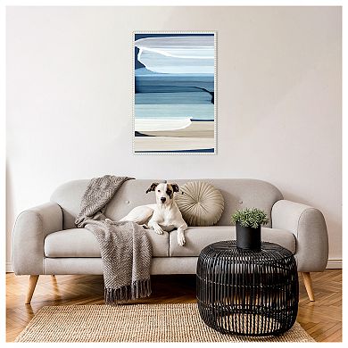 Whispers of the Beach I by Emma Peal Framed Canvas Wall Art Print