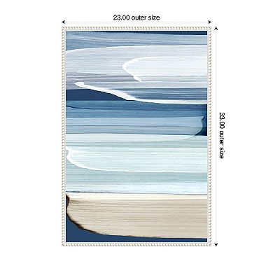 Whispers of the Beach II by Emma Peal Framed Canvas Wall Art Print