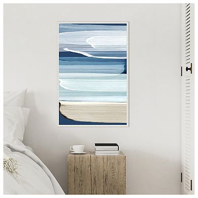 Whispers of the Beach II by Emma Peal Framed Canvas Wall Art Print