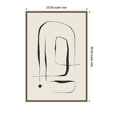 The Point No 2 by Treechild Framed Canvas Wall Art Print