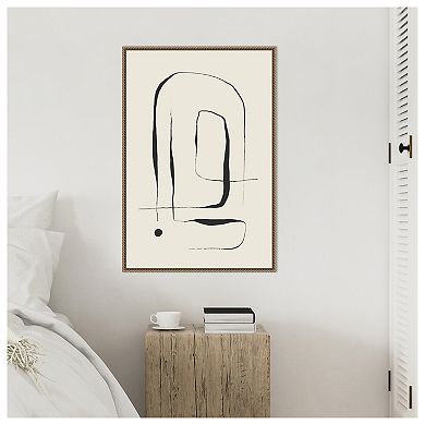 The Point No 2 by Treechild Framed Canvas Wall Art Print