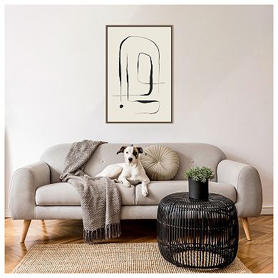 The Point No 2 by Treechild Framed Canvas Wall Art Print