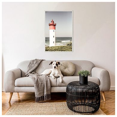 Oyster Box Lighthouse by Shot by Clint Framed Canvas Wall Art Print