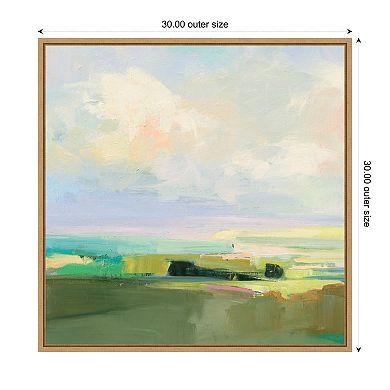 Summer Sky IV by Julia Purinton Framed Canvas Wall Art Print