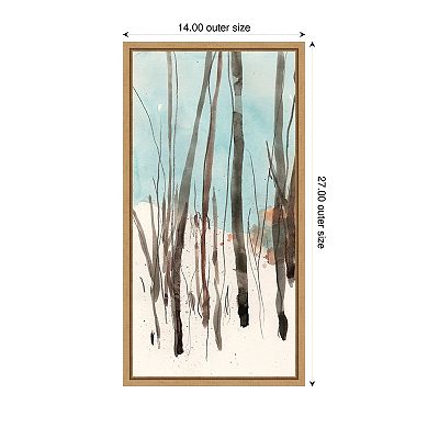 Snow Settled Movement II by Samuel Dixon Framed Canvas Wall Art Print