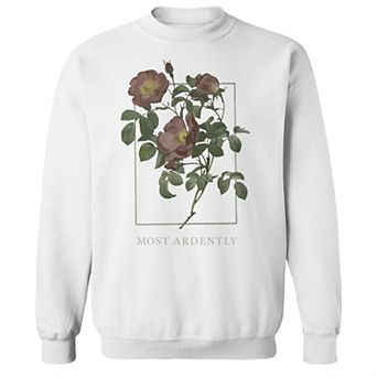 Junior's Most Ardently Graphic Fleece Sweatshirt