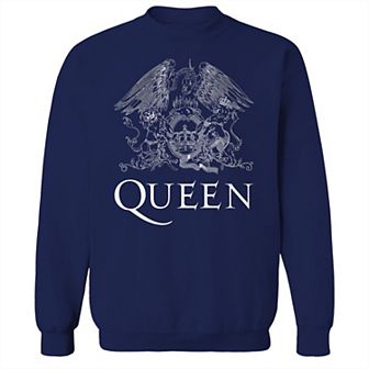 Junior's Queen Logo Graphic Fleece Sweatshirt