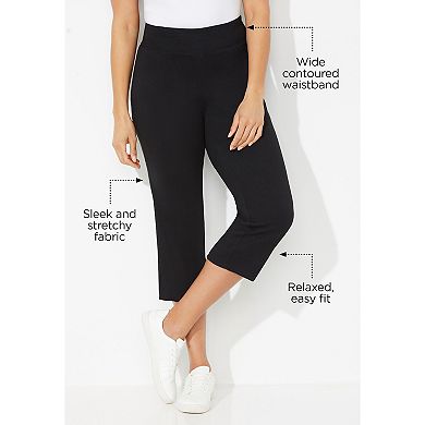 Catherines Women's Plus Size Smooth Fit Capri