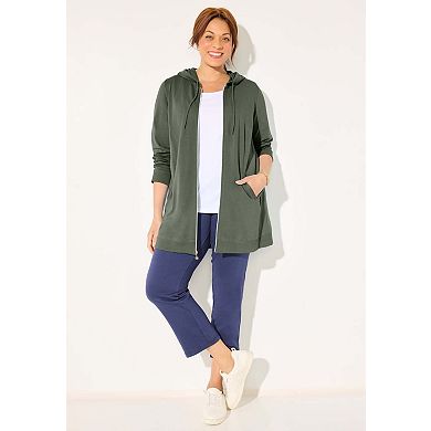 Catherines Women's Plus Size Smooth Fit Capri