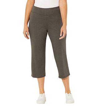 Catherines Women's Plus Size Petite Smooth Fit Capri
