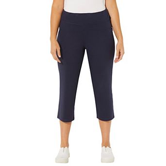 Catherines Women's Plus Size Petite Smooth Fit Capri