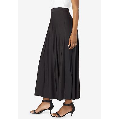Roaman's Women's Plus Size Ultrasmooth Fabric Maxi Skirt