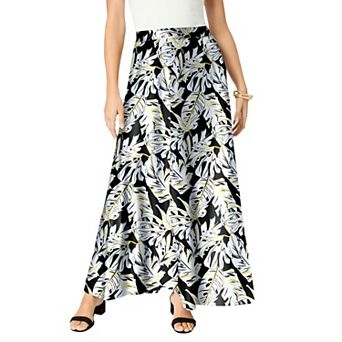 Roaman's Women's Plus Size Ultrasmooth Fabric Maxi Skirt