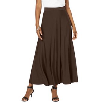 Roaman's Women's Plus Size Ultrasmooth Fabric Maxi Skirt