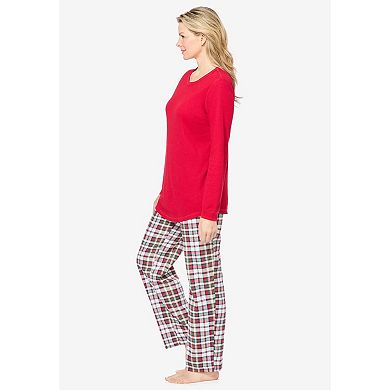 Only Necessities Plus Size Thermal PJ Set