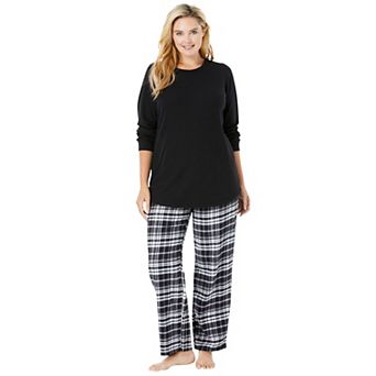 Only Necessities Plus Size Thermal PJ Set